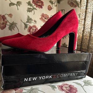 NY&C Red Pumps